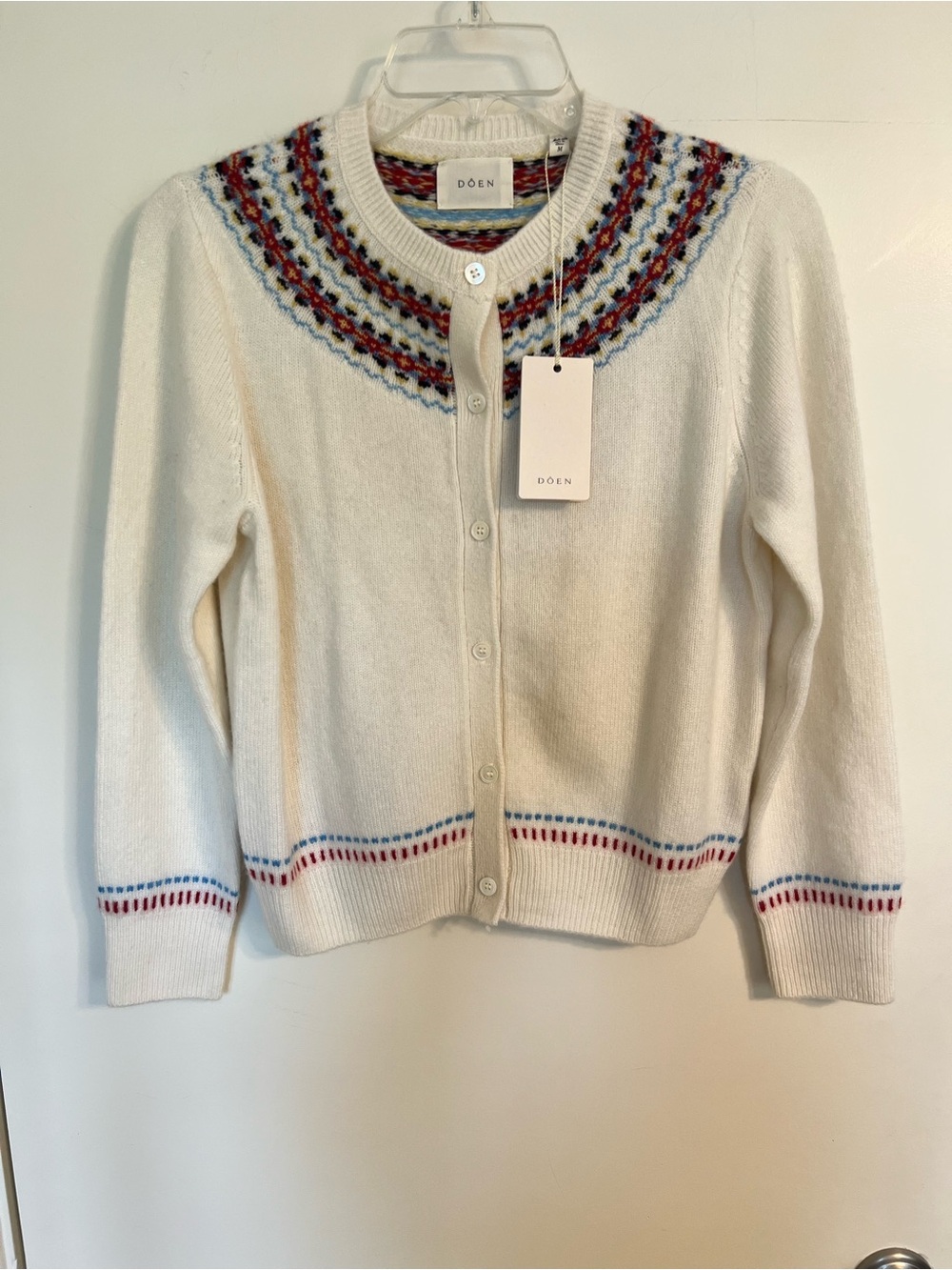 NWT Doen Olympe Cardigan, size L